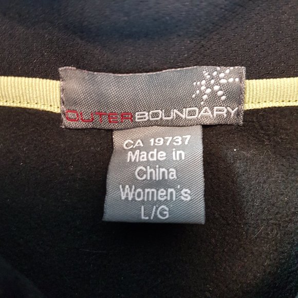 OUTER BOUNDARY Jacket Large US L Smart Tech Quarter Zip Fleece ATB Financial - Picture 4 of 16